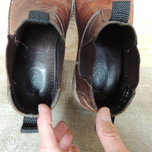 H. S. Trask bison leather pull-on boots - Picture 4 of 6